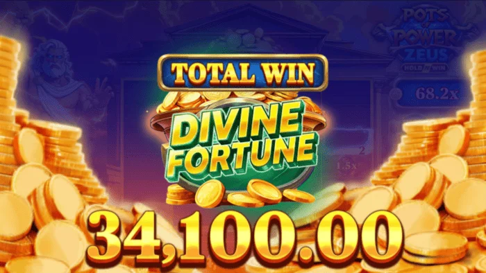 Pots of Power: Zeus – celková výhra z bonusu